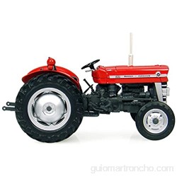 Universal Hobbies UH2785 Massey Ferguson 135 - Tractor sin Cabina (Escala 1:32) Color Rojo