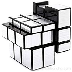 Cooja Cubo Mirror Cubo Espejo Magic Cube 3x3 Cubo Especial Silver Mirror Pegatinas Cube Cubo de Velocidad