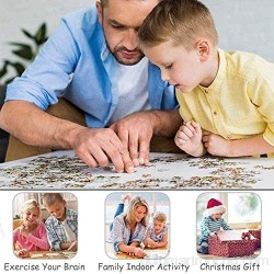 Edzxc-1000 Pieces of Puzzles For Adults and Children\'s Toys Smart Games Educational Games For Adults and Children Relief Relief Home Decoration Puzzles （38X26Cm） 8