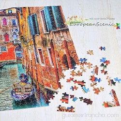 Ingooood- Jigsaw Puzzle 1000 Piezas- Serie escénica Europea- A&O Venedig Mestre IG-0436 Entretenimiento Rompecabezas de Madera Juguetes