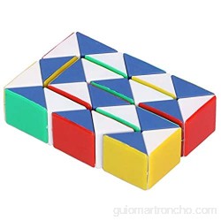 5 piezas Fidget Cubes Rompecabezas Juguetes rompecabezas Cubo de serpiente mágica Mini Cubo de rompecabezas de plástico Juguete para niños Rellenos de bolsas de fiesta
