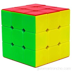 EASEHOME Stickerless 3x3x3 Speed Magic Puzzle Cube Rompecabezas Cubo Mágico para Niños y Adultos