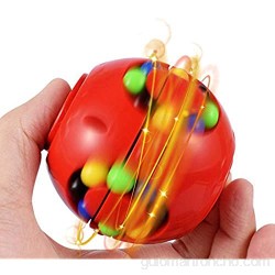 Fidget Spinner juguetes de cubo mágico de descompresión creativa juguete de giroscopio de punta de dedo de Little Magic Bean juguete de cubo giratorio de rompecabezas de cuentas de colores