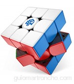 GAN 11 M Pro 3x3 Cubo de Velocidad Magnético Cubo Magico Juguete Rompecabezas Cubo Sin Pegatinas Superficie Esmerilada (Negro Interno)