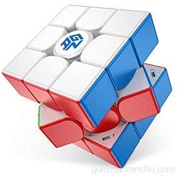 GAN 11 M Pro 3x3 Cubo de Velocidad Magnético Cubo Magico Juguete Rompecabezas Cubo Sin Pegatinas Superficie Esmerilada (Primario Interno)