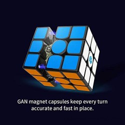 GAN 356X v2 3x3 Cubo Mágico Speed Puzzle de Gans Magnético Cube Juguete Rompecabezas (con Stickers)