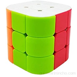 GLBS Color Sólido Cilindro Cubo del Rompecabezas del Cubo Mágico Principiante Entretenimiento Sensación Suave Y Estructura Estable Cubo De La Velocidad De Plástico ABS Magic Puzzle Juguete For Niños