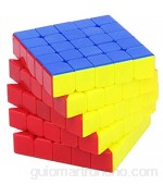 HXGL-Drum Cubo 5x5 Cubo mágico sin Pegatinas 5x5x5 Velocidad Suave Ajustable Durable Rompecabezas 3D Cubo Juguetes educativos para niños Niñas niños Adultos