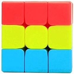 LINANNAN Cubo mágico Competencia Profesional Smooth Velocidad Puzzle Cubo 3x3x3 Grandes Regalos para niños y Adultos Cubo de Rubik Azul Azul Azul
