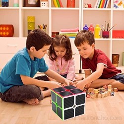 LSMY Speed Cube 2x2x2 Puzzle Mágico Cubo Carbon Fiber Sticker Toy