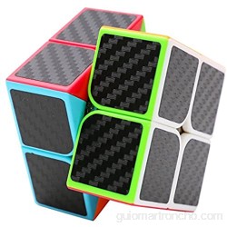 LSMY Speed Cube 2x2x2 Puzzle Mágico Cubo Carbon Fiber Sticker Toy