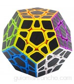 LSMY Speed Cube Megaminx 3x3 Puzzle Mágico Cubo Carbon Fiber Sticker Toy