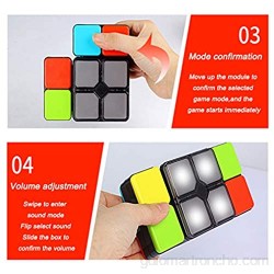 Música De Rubik\'s Cube Para Niños Rubik\'s Cube Música Electrónica Juego De Rompecabezas Cubo De Rubik Juguetes Interactivos Para Padres Y Niños Mejora De La Memoria / Capacidad De Reacción Rápida