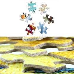 Rompecabezas para niños 1000 piezas de color para adultos pompas de jabón juego interactivo familiar decoración de pared familiar moderna