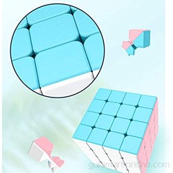 Speed Cube Set Pyramid Cube Paquete De 5 Paquetes De Cubo Mágico Juguete De Rompecabezas De Fácil Giro Y Juego Suave para Niños
