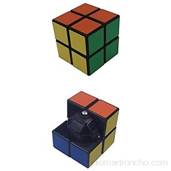 Wings of wind - 4-Pack Frosted Sticker Cubo mágico de 2x2 3x3 4x4 5x5 Matte Sticker Cubo mágico Ajustable (Negro)