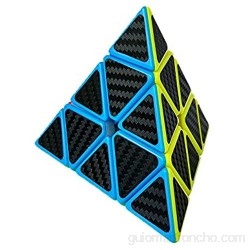 Wings of wind - Eco-Friendly plásticos Speed Pyraminx Cubo mágico Cubo de Puzzle Triangular (Fibra de Carbono)