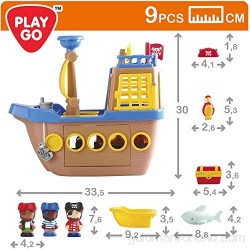 PlayGo - Barco pirata de juguete con luz y sonido playgo (46397)
