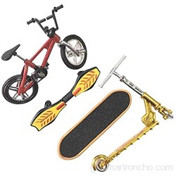 better18 Juguete educativo de dedo mini juego de deportes – skateboards juguete educativo divertido para niños Mini Finger Skateboard Set ligero