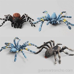 Enemy 1 unids araña Artificial Decoración de Halloween Simulated Spider Modelo Realista Plastic Spider Figurines Kids Educational Toys Regalo Es un Gran Regalo para Navidad Acción de Gracias