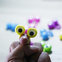 Enemy Atractivo de meneo interactivo Ojo dedo títeres Anillos de plástico divertidos gadgets divertidos interesantes juguetes para niños niño cumpleaños regalo Es un gran regalo para Navidad Acción d