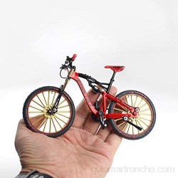 GeKLok Bicicleta de los niños 1:10 Dedo Bicicletas BMX Finger Mountain Bike Dedo miniatura Montaña Riding Bike Modelo Juguete Estilo Libre Bicicleta Mini Modelo de Bicicleta Ornamento