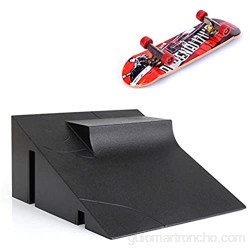 Mini Kit de rampa de Skateboard para patinetas de Juguete con Dedos escaleras con Dos pasamanos para Accesorios de Entrenamiento para patinetas con Dedos
