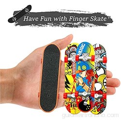 QNFY Monopatines de Juguete para Dedos 4PCS Mini Diapasones Profesionales Finger Skateboard Mini Skateboards Juegos Deportivos Decoración de Fiestas Regalo de Cumpleaños para Niños