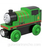 Thomas & Friends Locomotora de Madera Percy Tren de Juguete niños +2 años (Mattel GGG30)