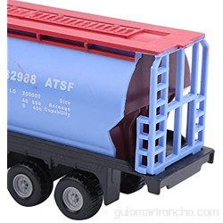 idalinya Modelo de camión retráctil función de Arrastre Modelo de camión contenedor Cisterna aleación de Alta simulación automática para niños Mayores de 3 años Regalo de(Red (Heavy Tank Truck))