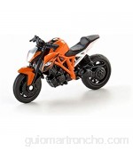 siku 1384 Moto KTM 1290 Super Duke R Metal/Plástico Naranja Ruedas de goma