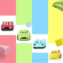 Tnfeeon 4pcs / Set Vehículos de Juguete de plástico para automóviles Juguetes de Coche de Dibujos Animados Simulación Juego de Autos en Miniatura Regalo Divertido para Niños